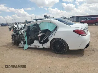 2019 Mercedes-Benz C 43 AMG with VIN 55SWF6EB4KU303646, listed as a Copart auction lot 70052434 with Not provided miles and Non repairable. Bid and sale history available at DreamBid. Image 2.
