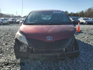 2012 Toyota Sienna with VIN 5TDKA3DC8CS016489, listed as a Copart auction lot 46416595 with 136,037 mi miles and Salvage Title. Bid and sale history available at DreamBid. Image 5.