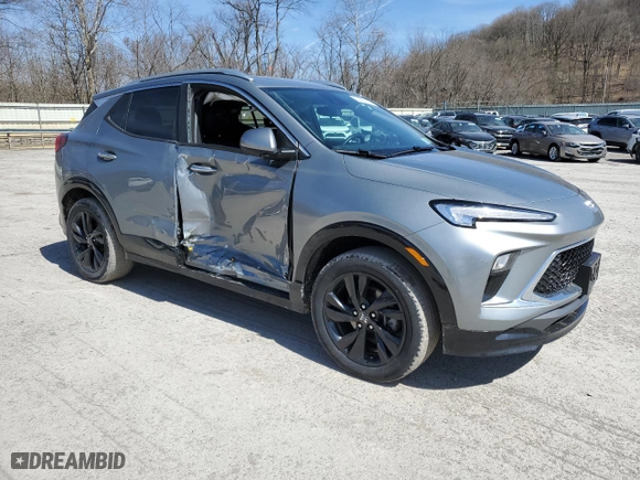 2024 Buick Encore GX Sport Touring with VIN KL4AMESL3RB039528, listed as a Copart auction lot 50436125 with 33,181 mi miles and Salvage Title. Bid and sale history available at carsss.com. Image 4.
