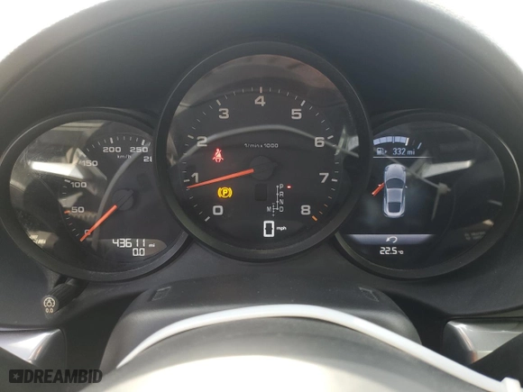 2018 Porsche Cayman with VIN WP0AA2A86JS260152, listed as a Copart auction lot 46899655 with 43,611 mi miles and Clean Title. Bid and sale history available at carsss.com. Image 9.