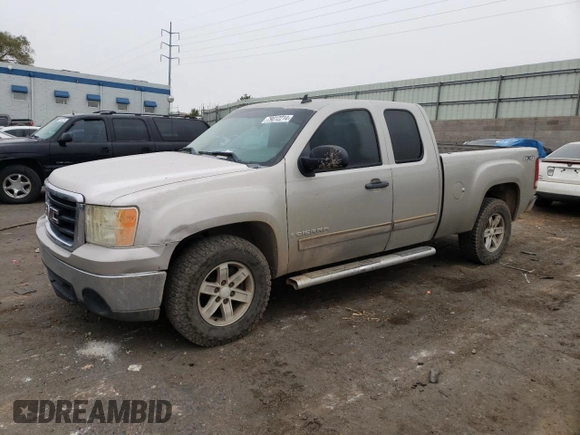 2009 GMC Sierra 1500 SLE with VIN 1GTEK29J99Z138801, listed as a Copart auction lot 79012214 with 179,748 mi miles and Salvage Title. Bid and sale history available at carsss.com. Image 1.