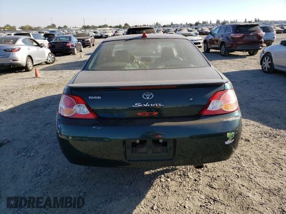 2003 Toyota Solara SE with VIN 2T1CF28P13C607060, listed as a Copart auction lot 73372844 with 107,610 mi miles and Salvage Title. Bid and sale history available at carsss.com. Image 6.