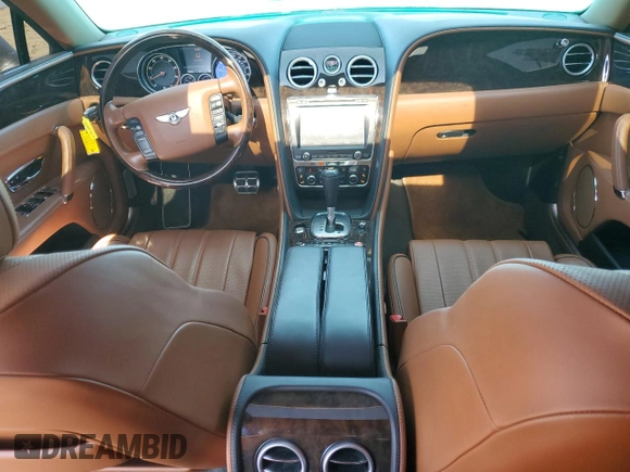 2014 Bentley Flying Spur с VIN SCBEC9ZA7EC090575, выставлен на аукционе Copart как лот 57110315 с пробегом 19 083 миль миль и Списание • Salvage title. История ставок и продаж доступна на DreamBid. Изображение 8.
