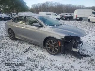 2015 Chrysler 200 S with VIN 1C3CCCDG8FN656444, listed as a Copart auction lot 52065895 with 78,910 mi miles and Salvage Title. Bid and sale history available at carsss.com. Image 4.