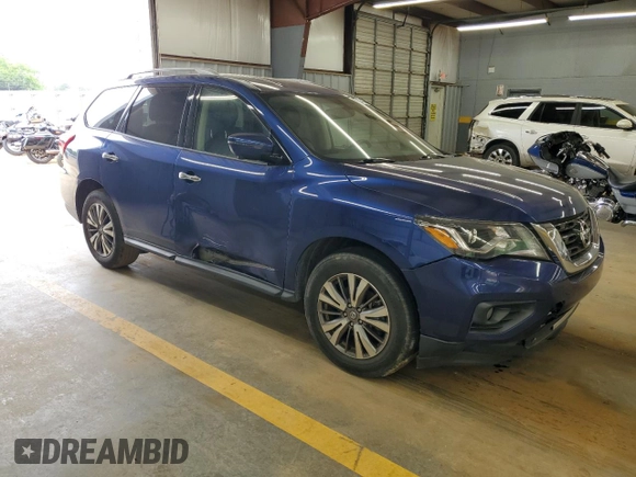 2019 Nissan Pathfinder SV z VIN 5N1DR2MN5KC578620, wystawiony jako Copart lot #54454645 z przebiegiem 146 069 mil mil oraz Czysty tytuł • Clean title. Historia ofert i sprzedaży dostępna na DreamBid. Obrazek 4.