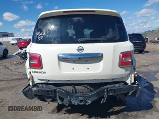 2019 Nissan Armada SL with VIN JN8AY2ND3K9087268, listed as a IAAI auction lot 41720777 with 102,167 mi miles. Bid and sale history available at carsss.com. Image 6.