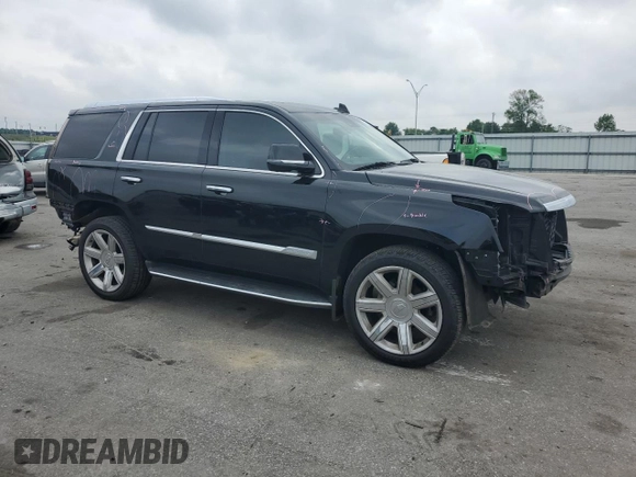 2018 Cadillac Escalade Luxury with VIN 1GYS3BKJ1JR284182, listed as a Copart auction lot 53338935 with 103,398 mi miles and Salvage title. Bid and sale history available at DreamBid. Image 4.