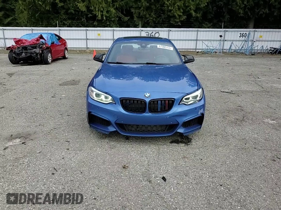 2016 BMW 2 Series M235i xDrive with VIN WBA1J9C59GV696705, listed as a Copart auction lot 47900155 with 80,216 mi miles and Salvage Title. Bid and sale history available at carsss.com. Image 11.