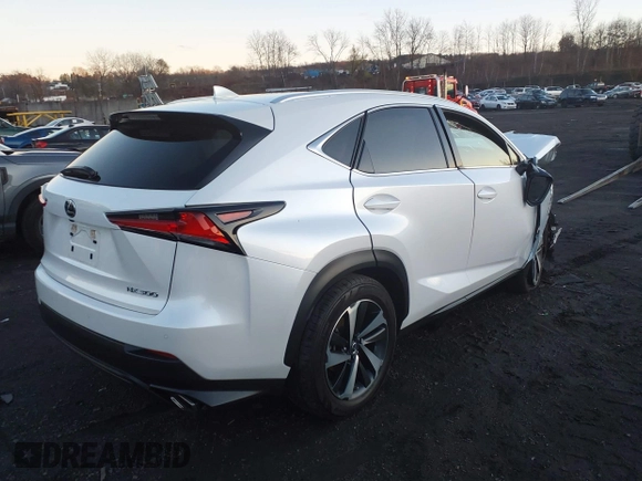 2021 Lexus NX with VIN JTJGARDZ0M5023616, listed as a IAAI auction lot 40956446 with 33,047 mi miles. Bid and sale history available at carsss.com. Image 4.