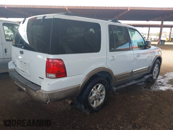 2003 Ford Expedition Eddie Bauer with VIN 1FMFU17L33LA54654, listed as a IAAI auction lot 42692754 with 189,139 mi miles and . Bid and sale history available at DreamBid. Image 4.