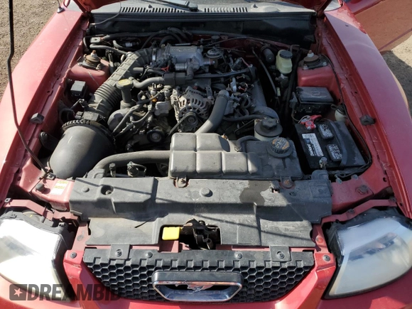 2000 Ford Mustang GT with VIN 1FAFP45X0YF160297, listed as a Copart auction lot 48213075 with 155,033 mi miles and Salvage Title. Bid and sale history available at carsss.com. Image 12.
