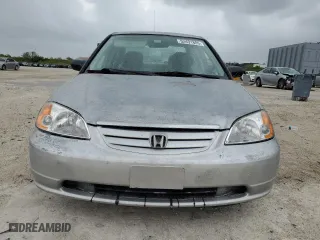 2003 Honda Civic DX with VIN 2HGES161X3H551530, listed as a Copart auction lot 52491805 with 0 mi miles and Salvage Title. Bid and sale history available at carsss.com. Image 5.