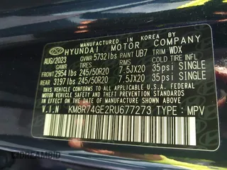 2024 Hyundai Palisade Calligraphy z VIN KM8R74GE2RU677273, wystawiony jako IAAI lot #41989335 z przebiegiem 9 200 mil mil oraz . Historia ofert i sprzedaży dostępna na DreamBid. Obrazek 9.