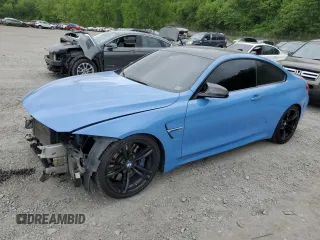 2016 BMW M4 with VIN WBS3R9C5XGK336566, listed as a Copart auction lot 57607875 with 58,848 mi miles and Salvage title. Bid and sale history available at DreamBid. Image 1.