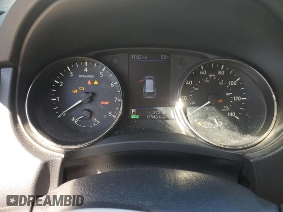 2018 Nissan Rogue SV with VIN KNMAT2MV5JP545603, listed as a Copart auction lot 53424265 with 125,431 mi miles and Salvage Title. Bid and sale history available at carsss.com. Image 9.