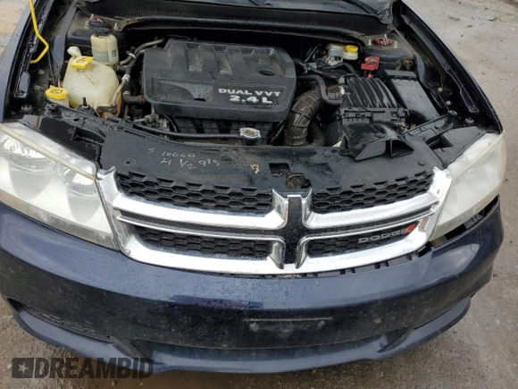 2012 Dodge Avenger SXT z VIN 1C3CDZCBXCN212144, wystawiony jako Copart lot #58366605 z przebiegiem 159 384 mil mil oraz Szkoda całkowita • Salvage title. Historia ofert i sprzedaży dostępna na DreamBid. Obrazek 11.