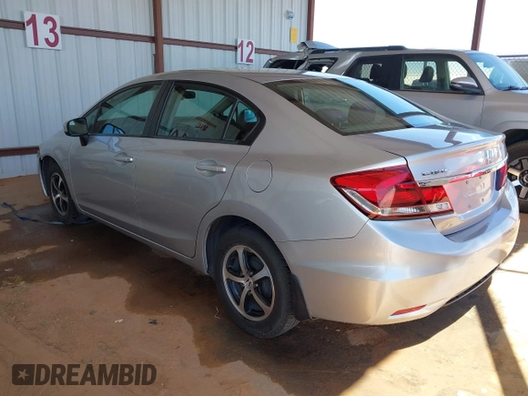 2015 Honda Civic Sedan SE with VIN 19XFB2F70FE098628, listed as a IAAI auction lot 41722712 with 92,493 mi miles. Bid and sale history available at carsss.com. Image 3.