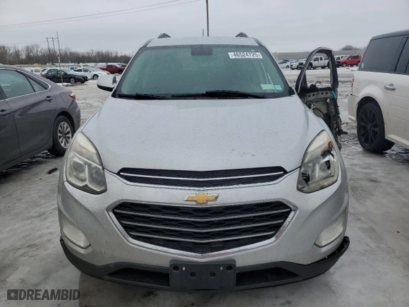 2016 Chevrolet Equinox LT with VIN 2GNFLFEK6G6263584, listed as a Copart auction lot 46524725 with 0 mi miles and Salvage Title. Bid and sale history available at carsss.com. Image 5.