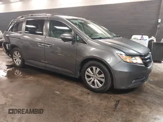 2016 Honda Odyssey EX-L with VIN 5FNRL5H61GB138100, listed as a IAAI auction lot 41548666 with 127,780 mi miles. Bid and sale history available at carsss.com. Image 1.