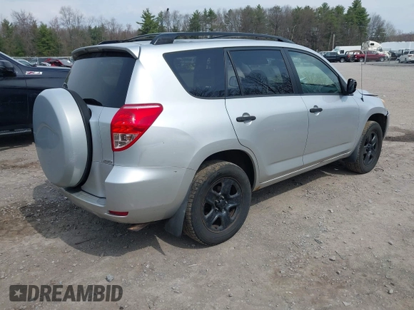2007 Toyota RAV4 with VIN JTMBD35V075109123, listed as a IAAI auction lot 42107927 with 201,396 mi miles. Bid and sale history available at carsss.com. Image 4.