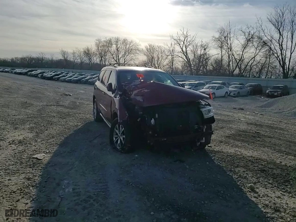 2014 Dodge Durango Limited with VIN 1C4RDJDG3EC279152, listed as a Copart auction lot 43784295 with 0 mi miles and Non Repairable. Bid and sale history available at carsss.com. Image 14.