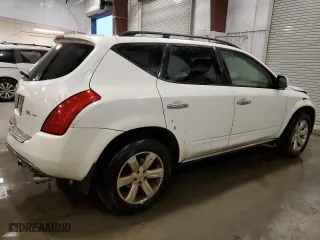 2006 Nissan Murano SE with VIN JN8AZ08W76W527255, listed as a Copart auction lot 78376604 with 209,418 mi miles and Salvage Title. Bid and sale history available at carsss.com. Image 3.