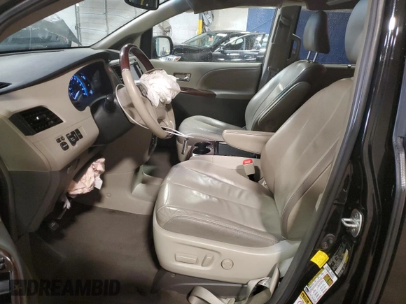 2011 Toyota Sienna XLE with VIN 5TDDK3DC1BS028679, listed as a Copart auction lot 52450655 with 114,054 mi miles and Salvage Title. Bid and sale history available at carsss.com. Image 7.