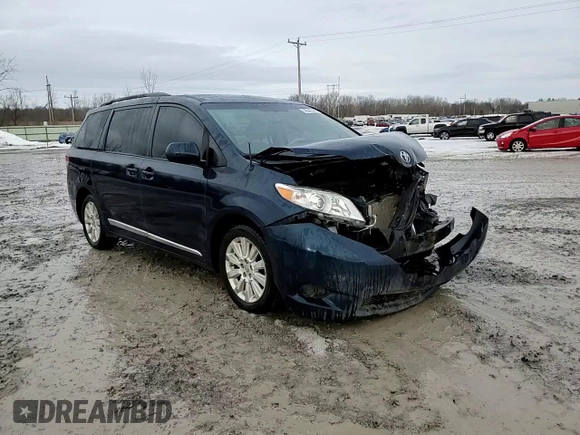 2012 Toyota Sienna LE with VIN 5TDJK3DC1CS040870, listed as a Copart auction lot 46342545 with 189,387 mi miles and Salvage Title. Bid and sale history available at carsss.com. Image 14.