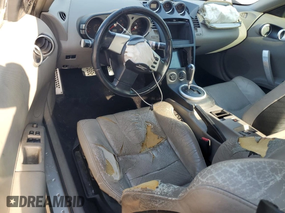 2005 Nissan 350Z Enthusiast with VIN JN1AZ34DX5M609303, listed as a Copart auction lot 52787635 with 182,747 mi miles and Salvage Title. Bid and sale history available at carsss.com. Image 8.