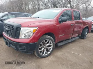 2017 Nissan Titan S with VIN 1N6AA1EJ8HN560496, listed as a IAAI auction lot 41514466 with 122,856 mi miles. Bid and sale history available at carsss.com. Image 17.