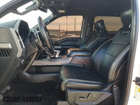 2017 Ford F-150 Raptor with VIN 1FTFW1RG6HFB54428, listed as a Copart auction lot 51157125 with 46,227 mi miles and Salvage Title. Bid and sale history available at carsss.com. Image 7.