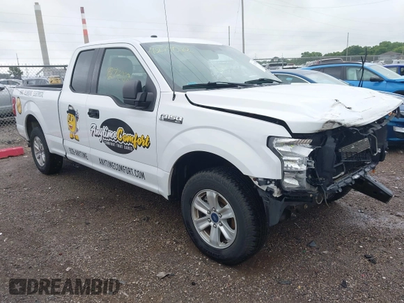 2018 Ford F-150 XL with VIN 1FTEX1CB9JFC81444, listed as a IAAI auction lot 42711062 with 215,224 mi miles and . Bid and sale history available at DreamBid. Image 1.