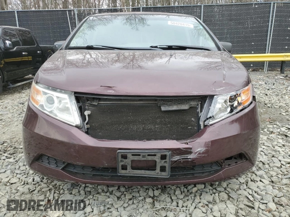 2011 Honda Odyssey EX-L with VIN 5FNRL5H69BB021633, listed as a Copart auction lot 50420415 with 265,213 mi miles and Salvage Title. Bid and sale history available at DreamBid. Image 5.
