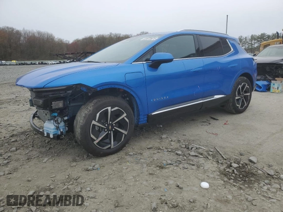 2024 Chevrolet Equinox EV LT z VIN 3GN7DLRP1RS261817, wystawiony jako Copart lot #52072675 z przebiegiem 3 218 mil mil oraz Szkoda całkowita • Salvage title. Historia ofert i sprzedaży dostępna na DreamBid. Obrazek 1.