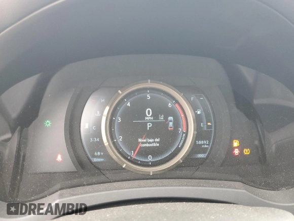 2020 Lexus IS 300 F Sport z VIN JTHGA1D25L5108231, wystawiony jako Copart lot #52342135 z przebiegiem 58 892 mil mil oraz Czysty tytuł • Clean title. Historia ofert i sprzedaży dostępna na DreamBid. Obrazek 9.
