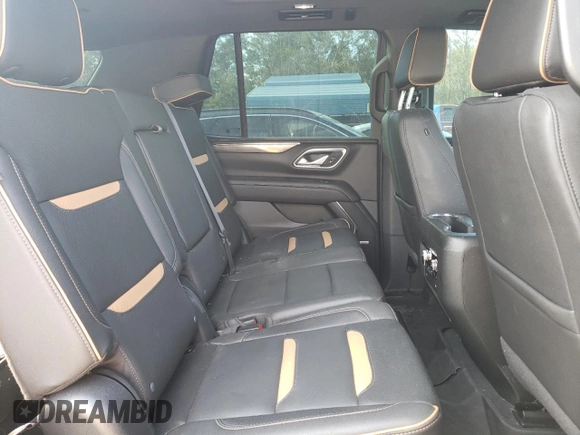 2023 GMC Yukon AT4 with VIN 1GKS2CKL6PR243916, listed as a Copart auction lot 74857434 with 15,509 mi miles and Salvage Title. Bid and sale history available at carsss.com. Image 11.