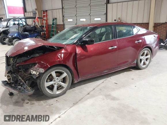 2016 Nissan Maxima SV z VIN 1N4AA6AP8GC431166, wystawiony jako IAAI lot #41973524 z przebiegiem 119 093 mil mil oraz . Historia ofert i sprzedaży dostępna na DreamBid. Obrazek 2.