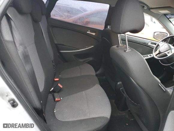 2014 Hyundai Accent GS with VIN KMHCT5AE7EU161744, listed as a Copart auction lot 43240345 with 131,176 mi miles and Salvage Title. Bid and sale history available at carsss.com. Image 10.