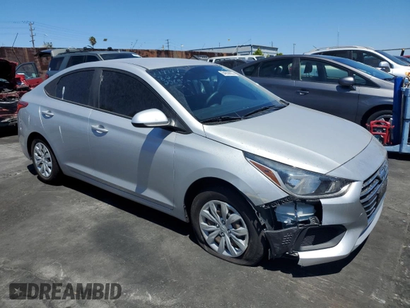 2019 Hyundai Accent SE with VIN 3KPC24A38KE059914, listed as a Copart auction lot 64839653 with 46,119 mi miles. Bid and sale history available at carsss.com. Image 4.