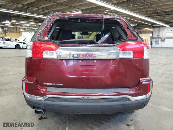2017 GMC Terrain SLE with VIN 2GKALNEK7H6232511, listed as a Copart auction lot 46749775 with 58,048 mi miles and Clean Title. Bid and sale history available at carsss.com. Image 6.