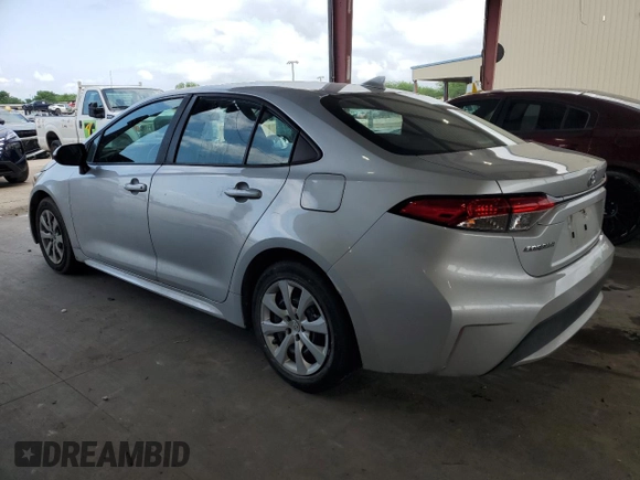 2020 Toyota Corolla LE with VIN 5YFEPRAE9LP074298, listed as a Copart auction lot 54745225 with 81,612 mi miles and Clean Title. Bid and sale history available at DreamBid. Image 2.