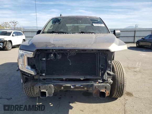 2020 Ford F-150 XL with VIN 1FTEW1C52LFA97821, listed as a Copart auction lot 42384905 with 41,867 mi miles and Salvage Title. Bid and sale history available at carsss.com. Image 5.