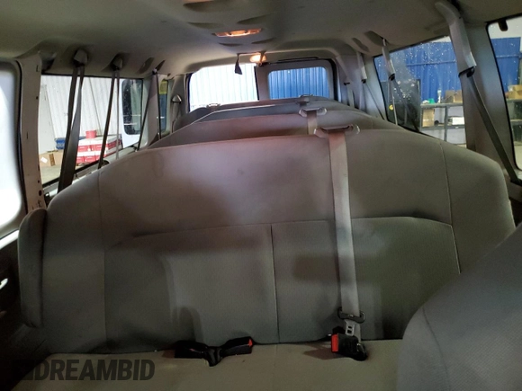 2013 Ford Econoline Passenger XL with VIN 1FBSS3BL4DDA56134, listed as a Copart auction lot 56230655 with 156,113 mi miles and Salvage title. Bid and sale history available at DreamBid. Image 10.