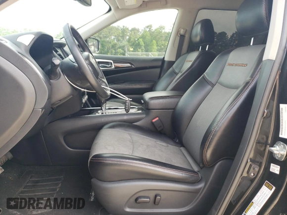 2019 Nissan Pathfinder SL with VIN 5N1DR2MN9KC654050, listed as a Copart auction lot 57473925 with 51,904 mi miles and Salvage title. Bid and sale history available at DreamBid. Image 7.