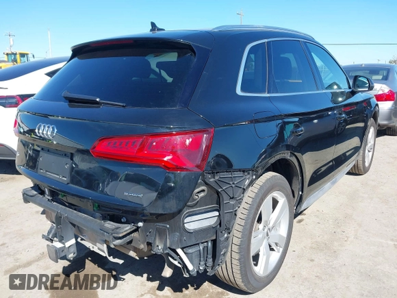 2019 Audi Q5 Premium with VIN WA1ANAFY8K2135057, listed as a IAAI auction lot 41870849 with 32,973 mi miles. Bid and sale history available at carsss.com. Image 4.