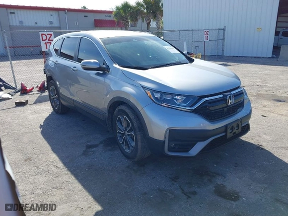 2020 Honda CR-V EX-L with VIN 7FARW1H82LE018273, listed as a IAAI auction lot 41230417 with 58,907 mi miles. Bid and sale history available at carsss.com. Image 1.