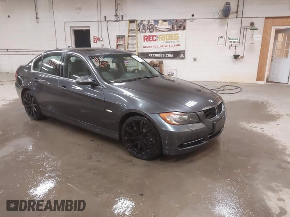 2007 BMW 3 Series 335xi with VIN WBAVD53537A007900, listed as a IAAI auction lot 41489694 with Not Provided miles and . Bid and sale history available at carsss.com. Image 1.