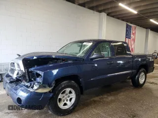 2006 Dodge Dakota SLT with VIN 1D7HW48K66S534539, listed as a Copart auction lot 57680025 with 249,901 mi miles and Salvage title. Bid and sale history available at DreamBid. Image 1.