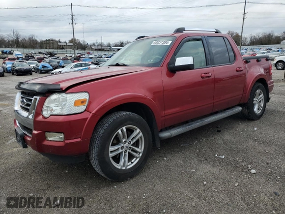 2008 Ford Explorer Sport Trac Limited with VIN 1FMEU53E28UA25545, listed as a Copart auction lot 83031384 with 189,272 mi miles and Clean title. Bid and sale history available at DreamBid. Image 1.