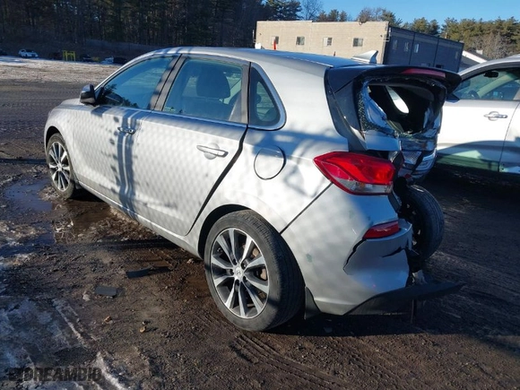 2020 Hyundai Elantra GT with VIN KMHH35LE7LU127402, listed as a IAAI auction lot 41475079 with 61,566 mi miles. Bid and sale history available at carsss.com. Image 3.